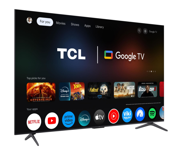 TCL  65Q6C MiniLED 144Hz QLED, Google TV + Life Q30 (Upgraded) c - 1530360 - zdjęcie 3